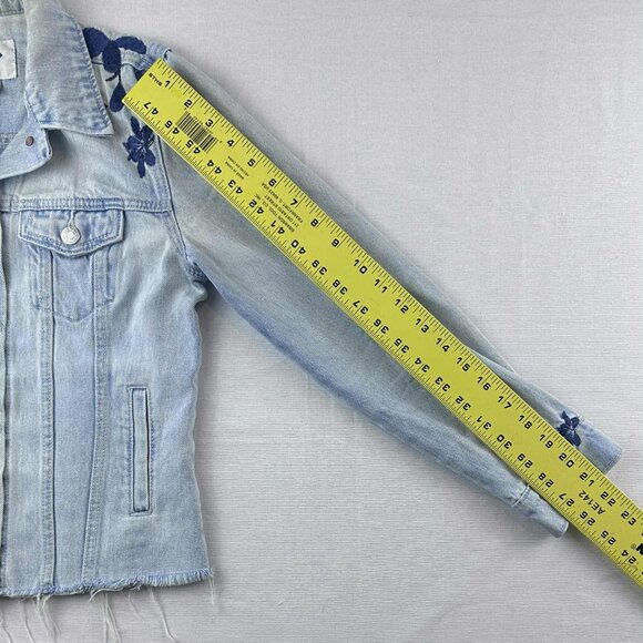Old Navy Embroidered Denim Jacket – XS - Picture 8 of 13